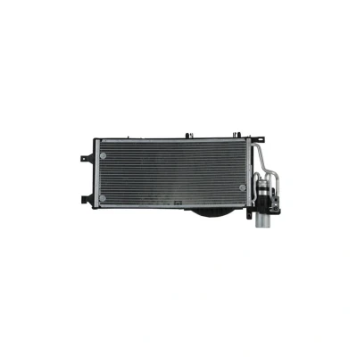 Abbildung von NISSENS 94722 Klimakondensator mit Trockner Aluminium 588 R 134a OPEL: Corsa C Hatchback