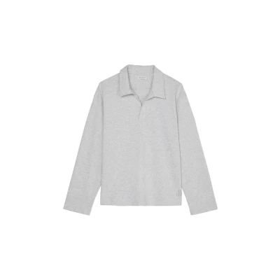 Abbildung von Marc O&#039;Polo Nachtwäsche Shirt, Damen, Größe: Large, Cozy grey melange