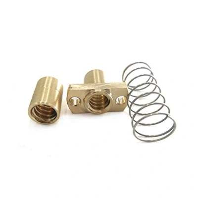 Abbildung von JADAZI DIY CNC 3018 Gravurmaschinenteile T8 Anti Backlash Federbelastete Mutter Elimination Spaltmutter für 10 mm