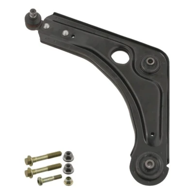 Abbildung von FEBI BILSTEIN 33115 Querlenker mit Anbaumaterial Lager, Trag /Führungsgelenk Vorderachse links Stahlblech FORD: Escort 6, 5