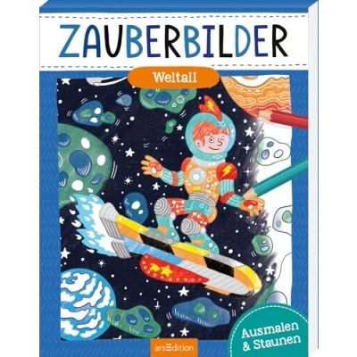 Abbildung von Zauberbilder Weltall: Ausmalen &amp; Staunen Mache verborgene Muster sichtbar! Für Kinder ab 5