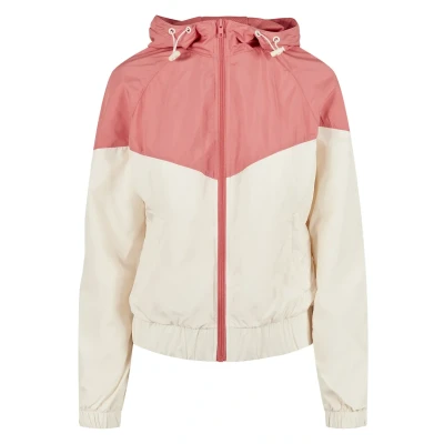Abbildung von Urban Classics Arrow Windbreaker, Damen, Größe: 4XL, Palepink/whitesand