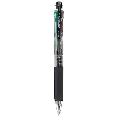 Abbildung von Tombow BC FRC20 Vierfarb Kugelschreiber Reporter 4, lose, transparent, 1 Stück (1er Pack)