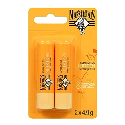 Abbildung von Le Petit Marseillais Lippenpflege mit Shea, Mandel und Argan 2 x 4,9 g aus Frankreich