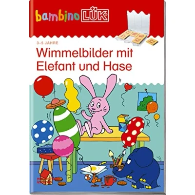 Abbildung von bambinoLÜK: 3/4/5 Jahre Wimmelbilder mit Elefant und Hase (bambinoLÜK Übungshefte: Kindergarten)