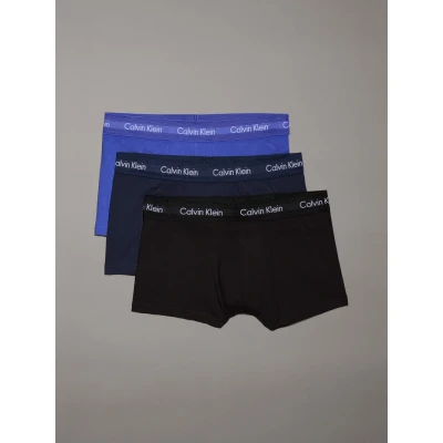 Abbildung von Calvin Klein Underwear LOW RISE Trunk 3 PACK Boxerbriefs, Herren, Größe: Medium, Blue