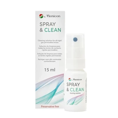 Abbildung von SPRAY&amp;CLEAN Lipidreiniger für formstabile Kontaktlinsen