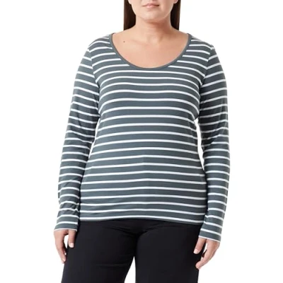 Abbildung von s.Oliver Damen 2138264 T Shirt langarm, Grün, 42
