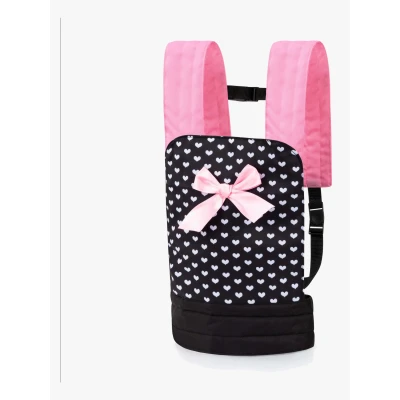 Abbildung von Bayer Design Puppentrage, Schwarz/Rosa