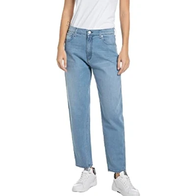 Abbildung von Replay Damen Jeans Keida Baloon Fit, Light Blue 010 (Blau), 28W / 30L