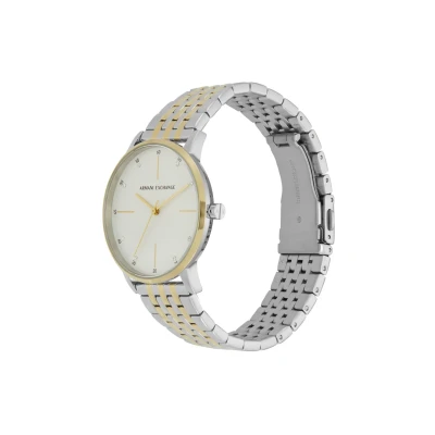 Abbildung von Armani Exchange Watch Bracelet SET Uhr silvercoloured/goldcoloured, Damen, Größe: One Size, Silver coloured/gold coloured