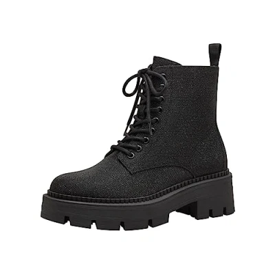 Abbildung von Tamaris Plateaustiefelette, Damen, Größe: 38, Black glam Schuhe