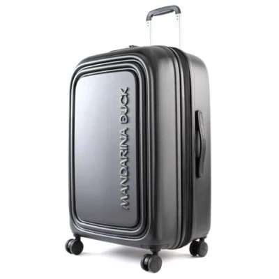 Abbildung von Mandarina Duck LOGODUCK + Trolley MEDIUM EXP Black (Schwarz) 45x69x32/35(BxHxB)