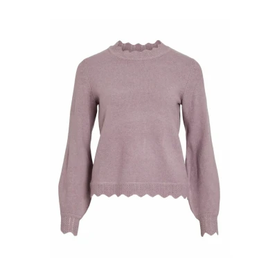 Abbildung von VILA Strickpullover, Damen, Größe: Small, Toadstool