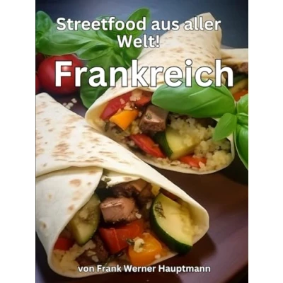 Abbildung von Streetfood aus aller Welt Frankreich: Lernen Sie im Rahmen unserer kulinarischen Weltreise in Band 19 die 26 beliebtesten französischen Rezepte selbst zuzubereiten!