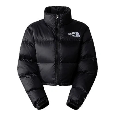 Abbildung von The North Face Nuptse Short Jacket Daunenjacke, Damen, Größe: XS, Black