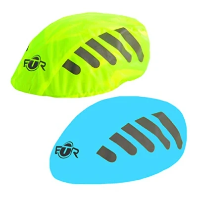 Abbildung von BTR fahrradhelm regenüberzug. Helm Cover x 2. Wasserdichter regenhaube fahrradhelm. Regenschutz für
