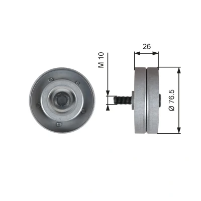 Abbildung von GATES FleetRunner Micro V Kit T36182 Umlenkrolle OPEL: Astra H Caravan
