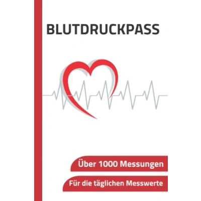 Abbildung von Blutdruckpass: Über 1000 Messungen Für die täglichen Messwerte