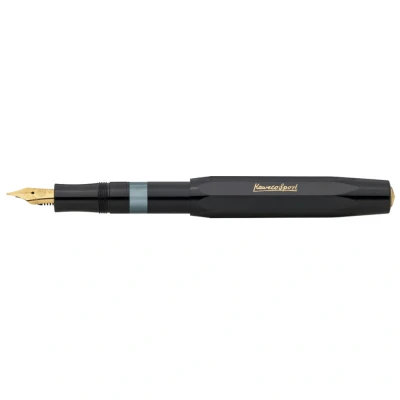 Abbildung von Kaweco Piston Sport Classic Black/Gold FP EF