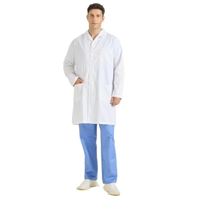 Abbildung von MISEMIYA Laborkittel Arztkittel Unisex weißer kittel Herren 8167 X Small, Weiß