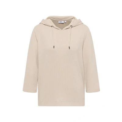 Abbildung von Cecil Struktur Kapuzenpullover, Damen, Größe: Medium, Beige