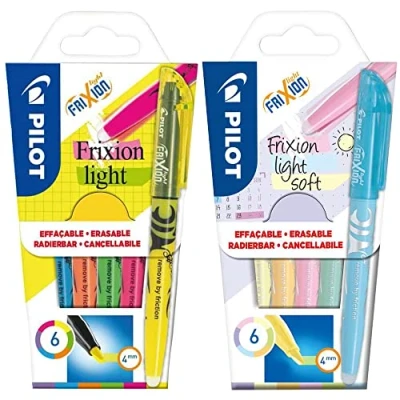 Abbildung von PILOT FriXion Light, radierbarer Textmarker (Pastell + Neon 12tlg. Set)