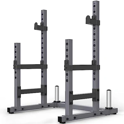 Abbildung von PASYOU SR30 Squat Rack Hantelständer, Multi Funktionales Barbell Rack, Höhenverstellbare Doppelte Langhantelablage, Trainingsgerät für zu Hause, Gym Standard Max. bis 800 KG