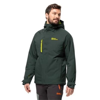 Abbildung von Jack Wolfskin Troposphere INS Winterjacke Black olive firefly, Herren, Größe: Medium, firefly
