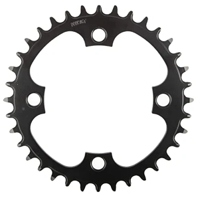Abbildung von M Wave Unisex Adult PD R4 S NW E Bike Kettenblatt, für 1/2 x 3/32 &amp; 11/128&quot; Ketten, Brose, Bosch, Shimano…, Lochkreis 104 mm, Schwarz, 20 1 cm