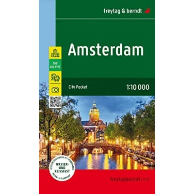 Abbildung von Amsterdam, Stadtplan 1:10.000, freytag &amp; berndt: City Pocket, Innenstadtplan, wasserfest und reißfest (freytag berndt Stadtpläne)