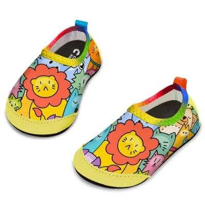 Abbildung von Yorgou Baby Strandschuhe Schwimmschuhe Badeschuhe Wasserschuhe Schnelltrocknende Aquaschuhe rutschfest Barfuss Schuh für Kinder Beach Pool