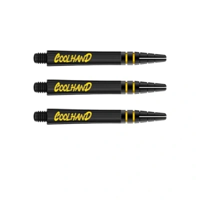 Abbildung von RED DRAGON Luke Humphries Coolhand Nitrotech Dart Schäfte Schwarz Medium 1 Satz pro Packung (3 Dartschäfte insgesamt) Professionelles Dartzubehör