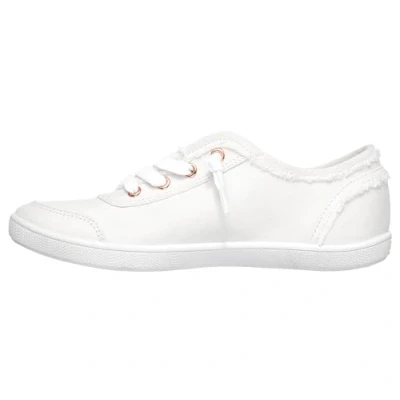 Abbildung von Skechers Wide Fit BOBS B CUTE Sneaker low, Damen, Größe: 37.5, White canvas Schuhe