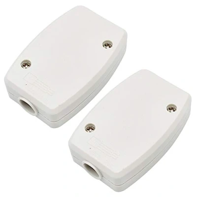 Abbildung von FUJIE 2 Stück Abzweigdose 3 Poliger Elektrische Anschlussdose Weiß Connector Block Junction Box