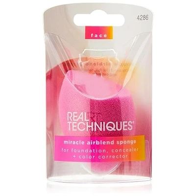 Abbildung von Real Techniques Chroma Miracle Complexion Make up Schwamm, für flüssige und cremefarbene Foundationen, tau oder mattes Finish, 1 Stück