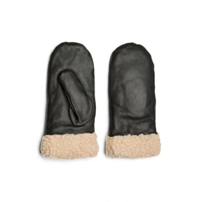 Abbildung von Pieces Pcjay Mittens Fäustling, Damen, Größe: Large, Black