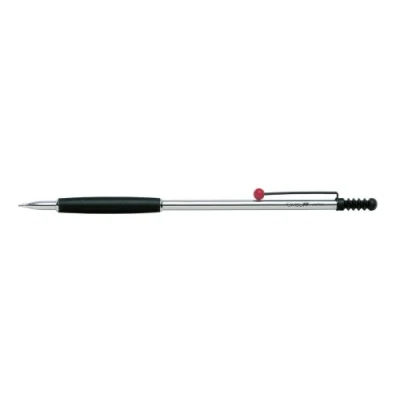 Abbildung von Tombow SH ZSDS Druckbleistift ZOOM 707 de luxe inklusive Geschenkverpackung chrom/schwarz/rot