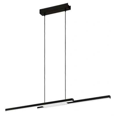 Abbildung von Eglo 900081 LED Hängeleuchte FRAIOLI Z weiss schwarz L:105.5 B:10 H:120cm dimmbar 2700 6500K mit Connect Funktion