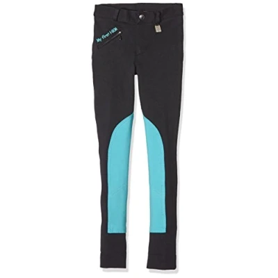 Abbildung von HKM Reithose My first Dunkelblau/Türkis 140