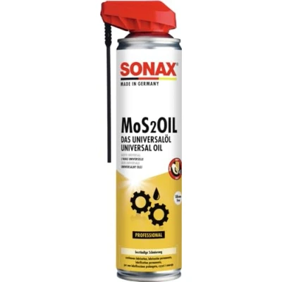 Abbildung von SONAX MoS2Oil Universalöl mit EasySpray (400 ml) Multifunktionsöl für alle Zwecke wie Rostlöser, Schmiermittel, Korrosionsschutz &amp; Kriechöl Art Nr. 03394000