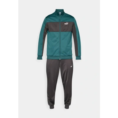 Abbildung von Puma Colorblock SUIT SET Trainingsanzug, Herren, Größe: XXL, Green terrain