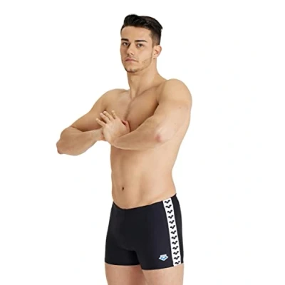 Abbildung von Arena Icons Solid Badehose Pants, Herren, Größe: 7, Schwarz
