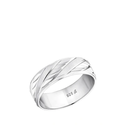 Abbildung von amor Unisex Ring, Größe: 64, Silberfarben