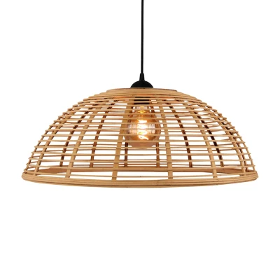 Abbildung von Brilliant Pendelleuchte »Crosstown«, 1 flammig, Leuchtmittel E27 ohne Leuchtmittel, Hängelampe 48cm holz