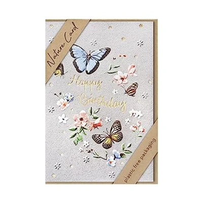 Abbildung von bsb Karte zum Geburtstag Nature Card Nachhaltige Karten Geburtstagskarten mit Umschlag Geburtstagskarte Frauen &amp; Männer Glückwunschkarte 11,5 x 17 cm
