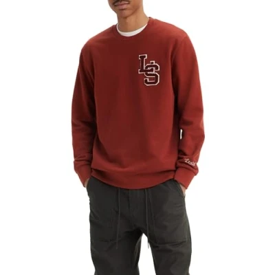 Abbildung von Levi&#039;s THE Original CREW Sweatshirt, Herren, Größe: Small, Fired brick