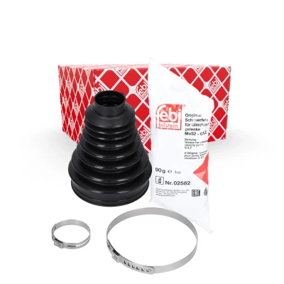 Abbildung von FEBI BILSTEIN 29973 Achsmanschette Vorderachse, getriebeseitig Thermoplast MERCEDES BENZ: A Class, B Class