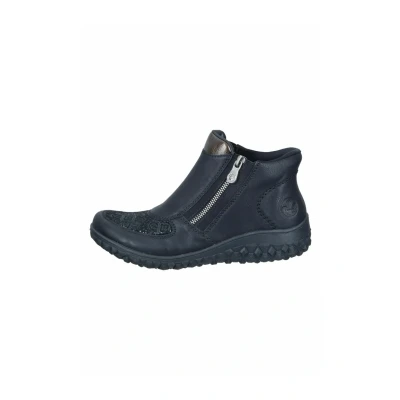 Abbildung von Rieker Keilstiefelette, Damen, Größe: 38, Schwarz Schuhe