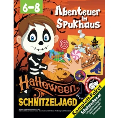 Abbildung von Halloween Schnitzeljagd Schatzsuche 6 8 Jahre: Erobert den Schatz des Geistes Alles enthalten zum Sofort Starten Für Einsteiger und Vielbeschäftigte. (Bravo Schatzsuche)